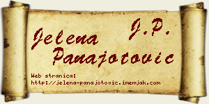 Jelena Panajotović vizit kartica